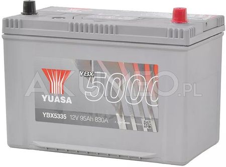 Yuasa 95Ah 830A P+ Silver Ybx5335 Japan