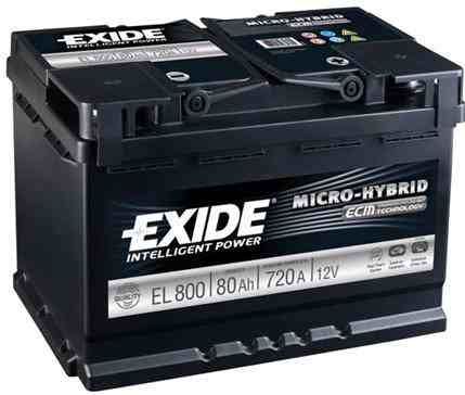 Аккумулятор exide 80ah