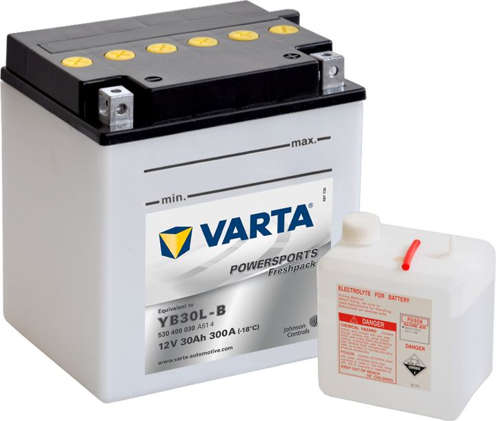 Аккумулятор varta yb30l b