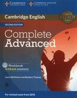 Zdjęcie CAMBRIDGE UNIVERSITY PRESS Complete Advanced Workbook Without Answers +Cd (9781107631489) - Dąbrowa Górnicza