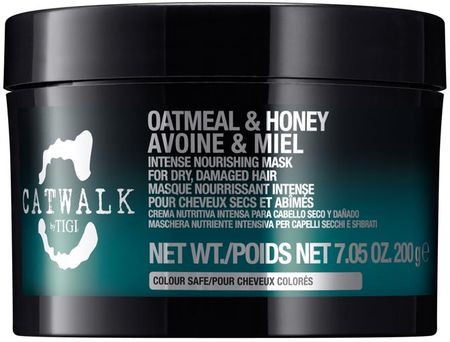 TIGI Catwalk Oatmeal & Honey maseczka intensywnie odżywiająca do włosów suchych i zniszczonych 200 g