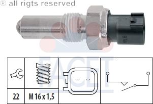 Przełącznik, swiatło cofania FACET 7.6283