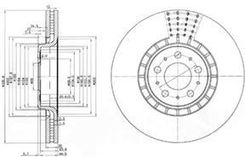 Tarcza Hamulcowa Delphi Bg9783