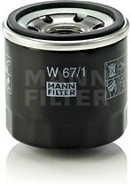 Filtr oleju MANN-FILTER W 67/1