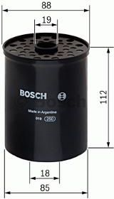 Filtr paliwa BOSCH 1 457 434 200