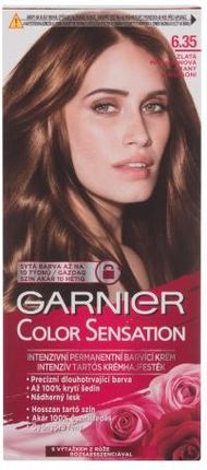 Garnier Color Sensation farby do włosów odcień 6.35 Golden Mahogany 4 szt. 