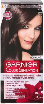 Garnier Color Sensation farby do włosów odcień 4.0 Medium Brown 4 szt. 