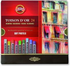Zdjęcie Koh-I-Nor Pastele Suche 24 Kolory Toison - Frampol