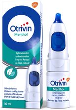 Otrivin Menthol 1mg/ml Aerozol do nosa 10 ml - zdjęcie 1