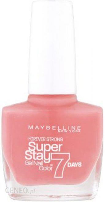 Maybelline Forever Strong Super i Lakier 10ml ceny na Opinie 7 Days paznokci - Rose Nude do 135 Stay