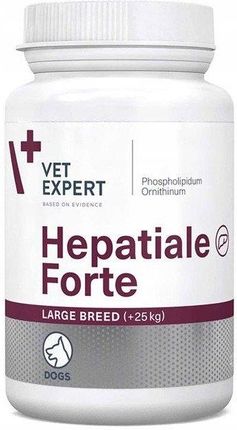 Vet Expert Hepatiale Forte Large Breed preparat wspomagający funkcje wątroby dla psów dużych ras 40tabl.