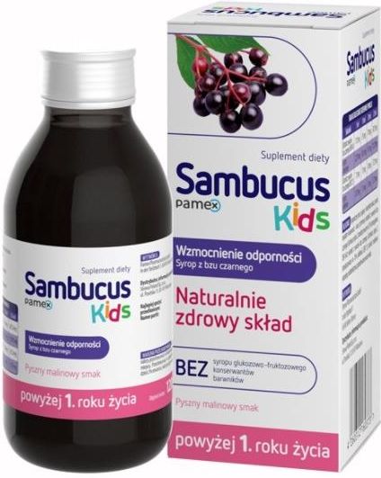 Sambucus for Kids syrop 120 ml - zdjęcie 4 Sambucus for Kids syrop 120 ml