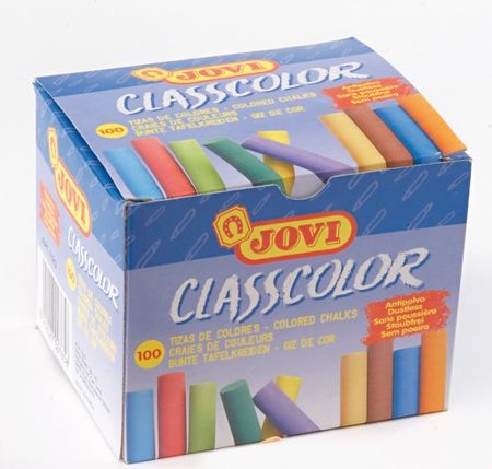 Kreda owa JOVI CLASSCOLOR, niepyląca, 100 sztuk