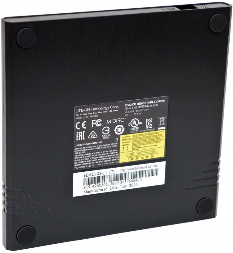 LiteOn eBAU108-134 (eBAU108) - zdjęcie 3 LiteOn eBAU108-134 (eBAU108)