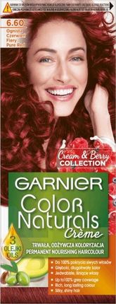 Garnier Color Naturals Creme farby do włosów 660 Fiery Pure Red