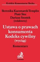 Ustawa O Prawach Konsumenta. Kodeks Cywilny (wyciąg) Komentarz - Ceny I ...