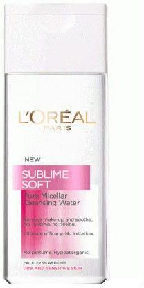 L'Oreal Sublime Soft Purifying Micellar Water Tonik do skóry wrażliwej 200 ml