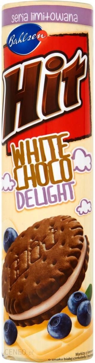  BAHLSEN HIT White Choco Delight Markizy z kremem o smaku białej czekolady i borówki 220g