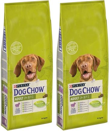 Dog Chow Adult Z Jagnięciną 2x14kg