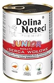 Dolina Noteci Premium Junior Serca Wołowe 400G
