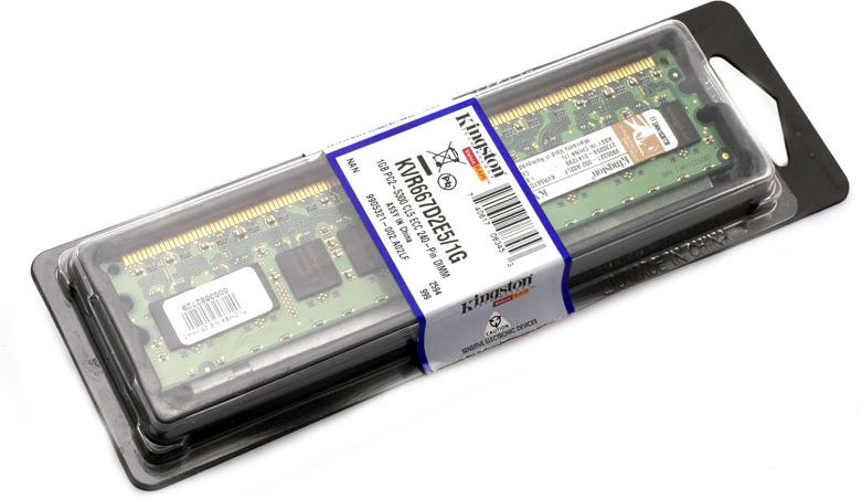 Kingston DDR-II 1GB / 667, ECC, CL5 (KVR667D2E5/1G) - Pamięć RAM ...