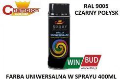 Zdjęcie Spray Czarny Połysk 9017 - Piotrków Kujawski