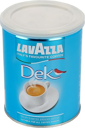LAVAZZA 250g DEK Puszka Kawa mielona bezkofeinowa