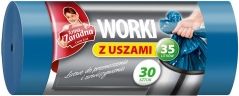 Zdjęcie Anna Zaradna worki na śmieci Z uszami 35 L 30 sztuk - Brzeg