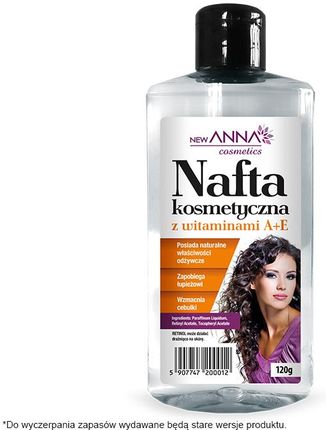 ANNA COSMETICS Nafta kosmetyczna do włosów z witaminą A+E 120g