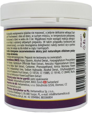 CZARCI PAZUR z rutyną i ziołami Balsam ziołowy - 250 ml - zdjęcie 4