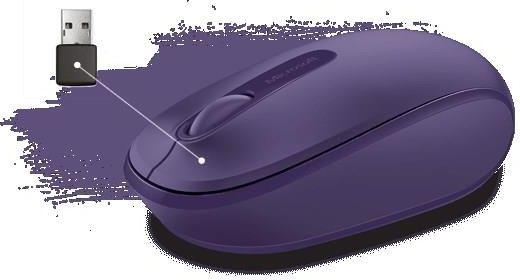 Mysz Microsoft Wireless Mobile 1850 Purple (U7Z-00043) - Opinie i