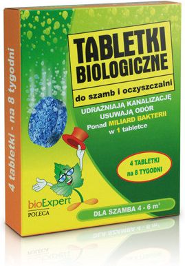 Bioarcus Tabletki Biologiczne Do Szamb I Oczyszczalni 4 Szt.