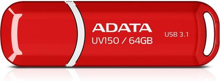 Adata USB UV150 Classic 64GB Czerwony (Auv15064GRrd)