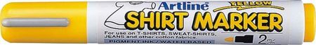 Artline Marker Permanentny T-Shirt - Żółty