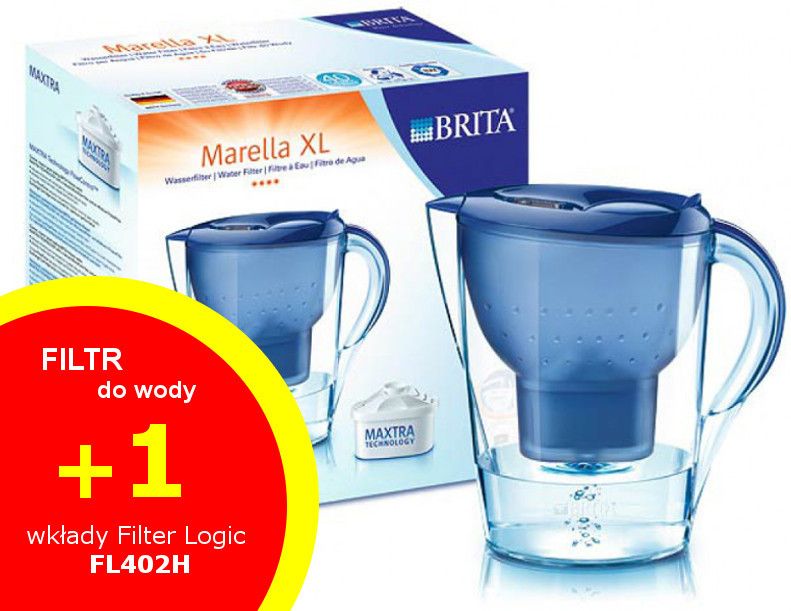 Dzbanek filtrujący Brita Marella XL Niebieski 3,5L + 1szt filtrów