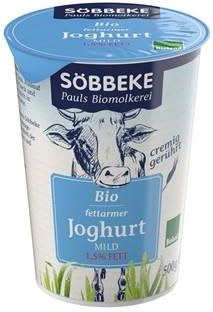 SOBBEKE Jogurt naturalny 1.5% bio 500 g