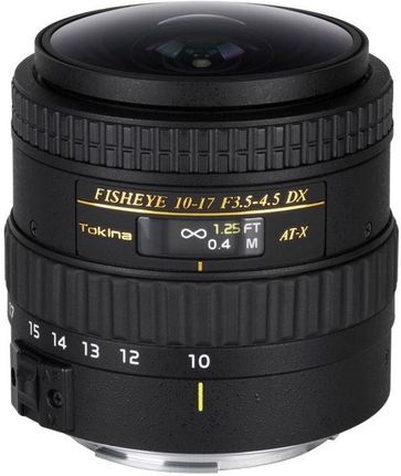 Tokina AT-X 10-17 F3.5-4.5 DX Fisheye NH Nikon
