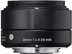 Obiektyw do aparatu Sigma A 30mm f/2.8 DN f/Micro 4:3 czarny - zdjęcie 1