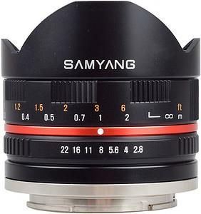 Samyang 8mm f/2.8 UMC Fisheye Czarny (Samsung NX)