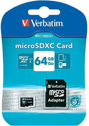 Verbatim microSDXC 64GB Class 10 (44084)