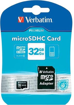 Verbatim microSDHC 32GB Class 10 (44083)