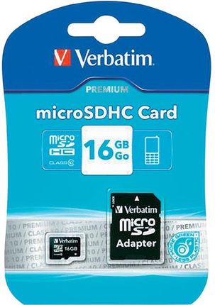 Verbatim microSDHC 16GB Class 10 (44082)
