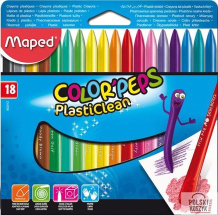 Maped Kredki Plastikowe Colorpeps 18 Szt