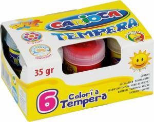Carioca Farby Tempera  35 G X 6 Kolorów