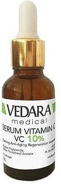 Vedara Koncentrat Olejowy Witaminy C 10% Aktywna I Stabilna Forma Vedara Medical 15 ml