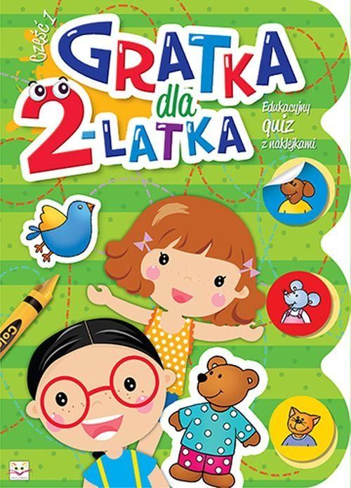 Książki Edukacyjne Dla 2 Latka Gratka dla 2-latka. Część 1, Edukacyjny Quiz z naklejkami - Ceny i