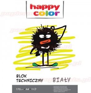 Happy Color Blok Techniczny Biały A3. Happy Color 10 Szt. Kartek 10
