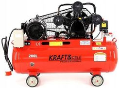 Kraft&Dele Kompresor olejowy 200L 6,5KM 400V 720L 3 TŁOKI KD408 - Sprężarki i kompresory
