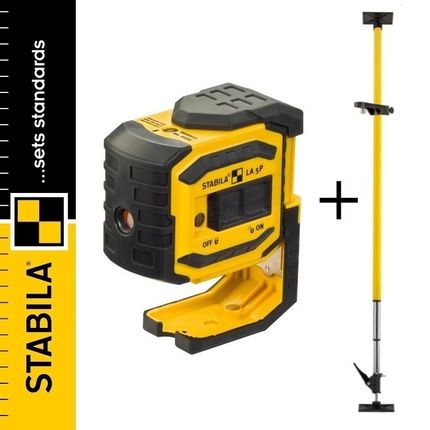 Stabila LA-5P + podpora teleskopowa LT30 18483/4