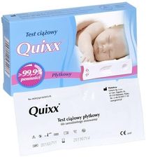 Zdjęcie Quixx Test ciążowy płytkowy - Czarne
